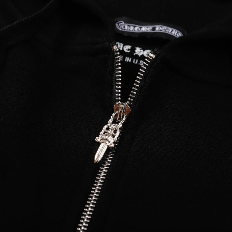 Chrome Hearts Sanskrit Banner Zip-up Hoodie - Chromehearts Online Store